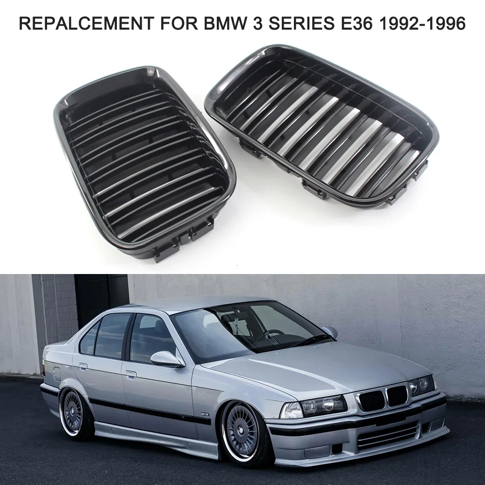 

2 шт., передняя решетка радиатора BMW 3 серии E36 1992-1996