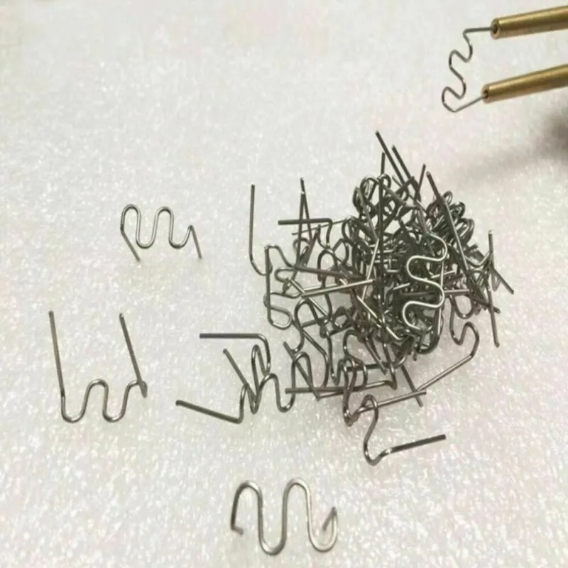 

500Pcs Pre-Cut Staples Accessory Hot Staples Plastic Repair Replacement