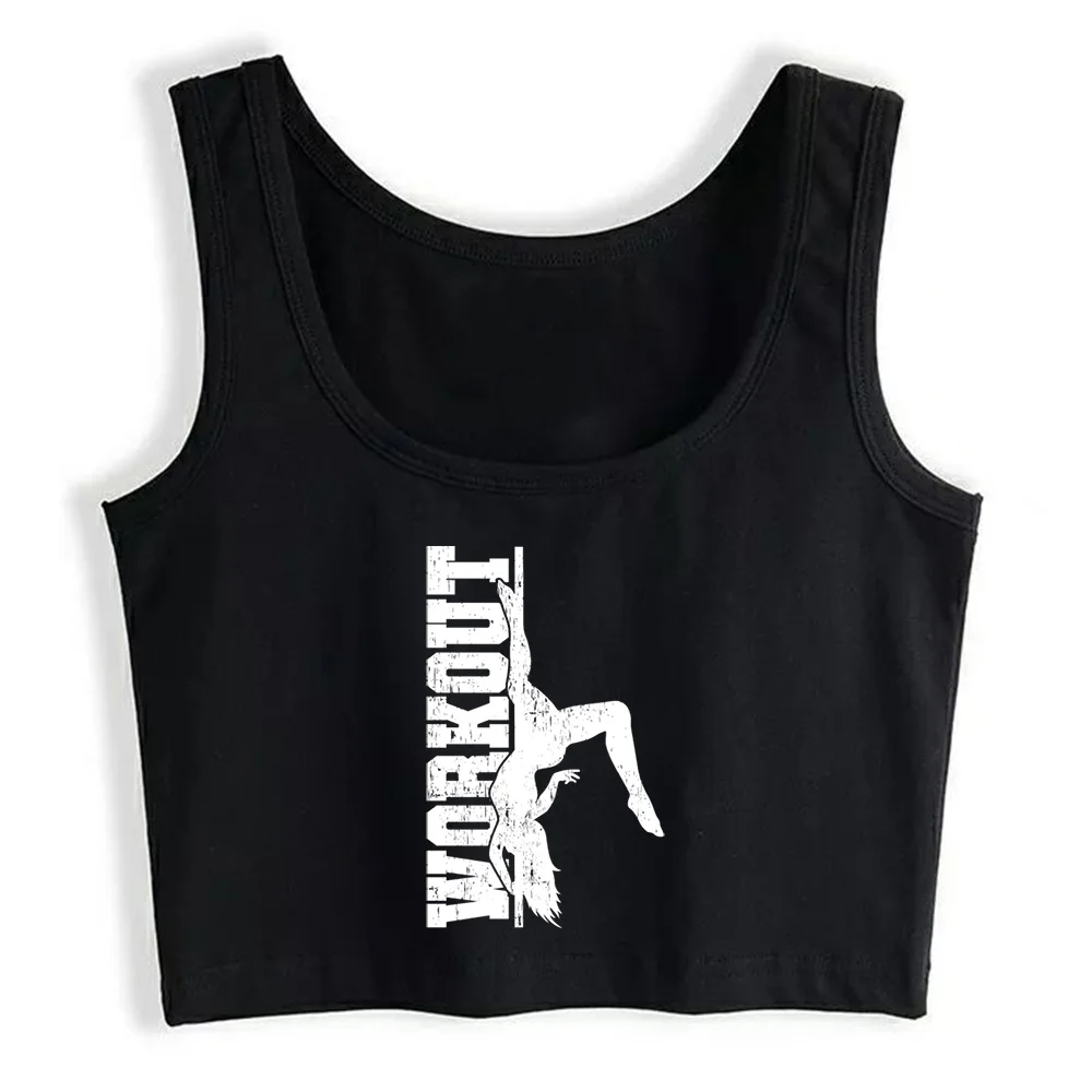 

Crop Top Women Pole Dance Workout Harajuku Emo Aesthetic Grunge Tank Top Female Clothes