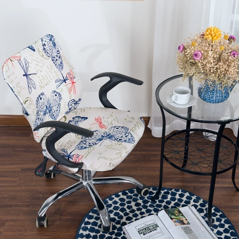 Чехлы для офисных компьютерных стульев из спандекса | Дом и сад