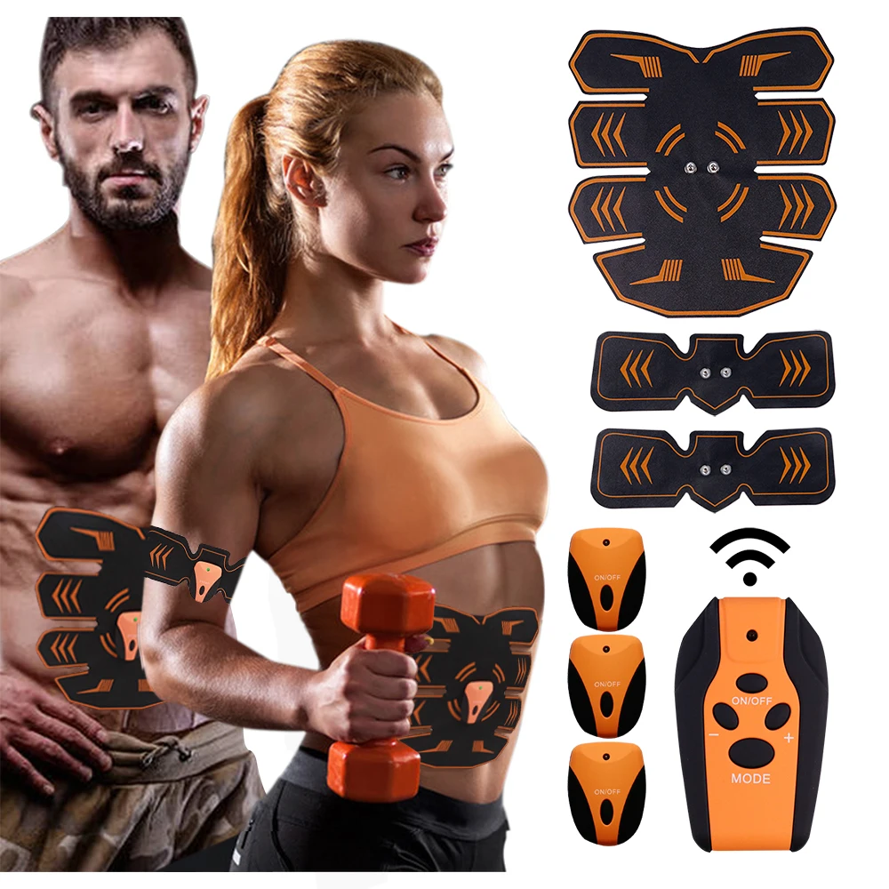 ЭМС электрический стимулятор мышц Тренажер умный фитнес тренировка живота