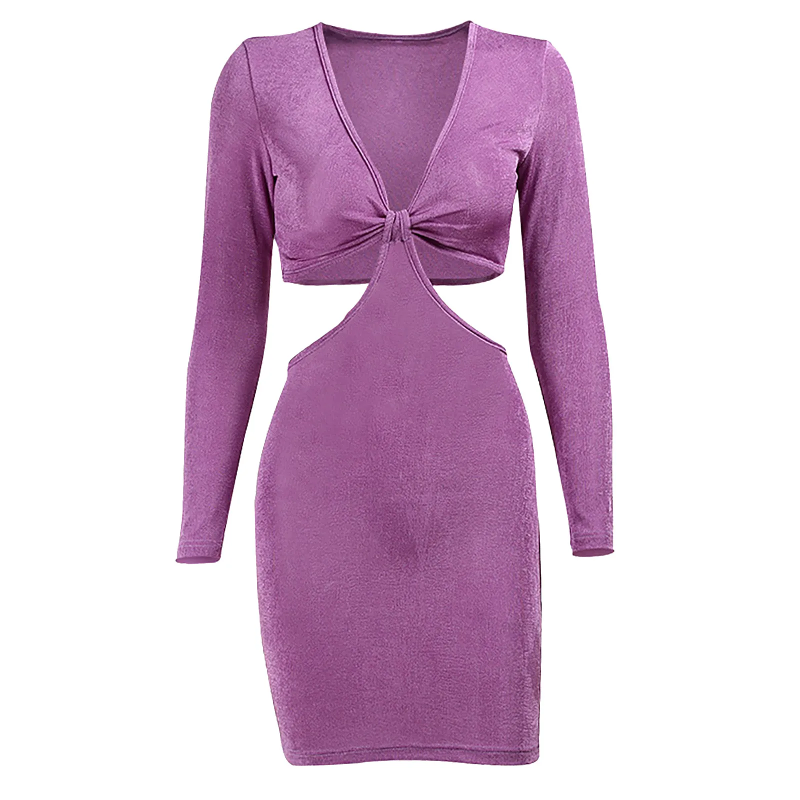 

Beach Sexy Dress Women Two Piece Set Club Outfits Solid color Long Sleeve Crop Tops And Mini Skirts Bodycon Summer Dress