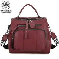 elegant bag large capacity leather crossbody bags for women 2021 handbag casual designer tote fashion women shoulder bag purses