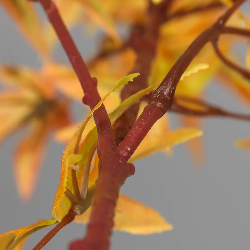 

Fake Grass Leaves Landscape Maple Leaf Flower Lifelike Wedding Imitation Plants Decor Party Festival Supplies Home Photography