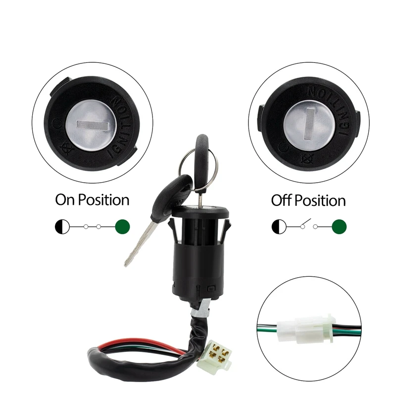 

Wiring Harness Loom Ignition Coil CDI Magneto Stator Ignition Switch Set for 50-140Cc Dirt Pit Bike ATV