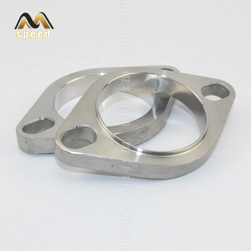 

accessories Universal stainless steel exhaust muffler flange exhaust pipe connection 51mm 63mm 76mm joint