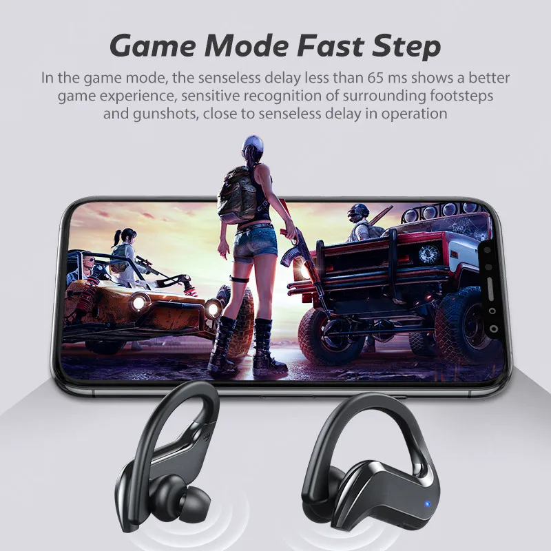TWS Wireless Headphones Bluetooth Earphones Noise Canceling Sports Waterproof Headset 9D Stereo Wireless Earbuds With Microphone