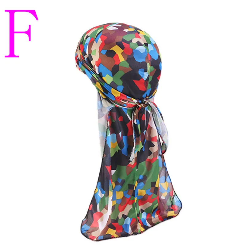 

Trendy Unisex Men Women Polyester casual Turban Hat Doo Durag Headwear Headband Soft Silk Pirate Cap Hot one pieces