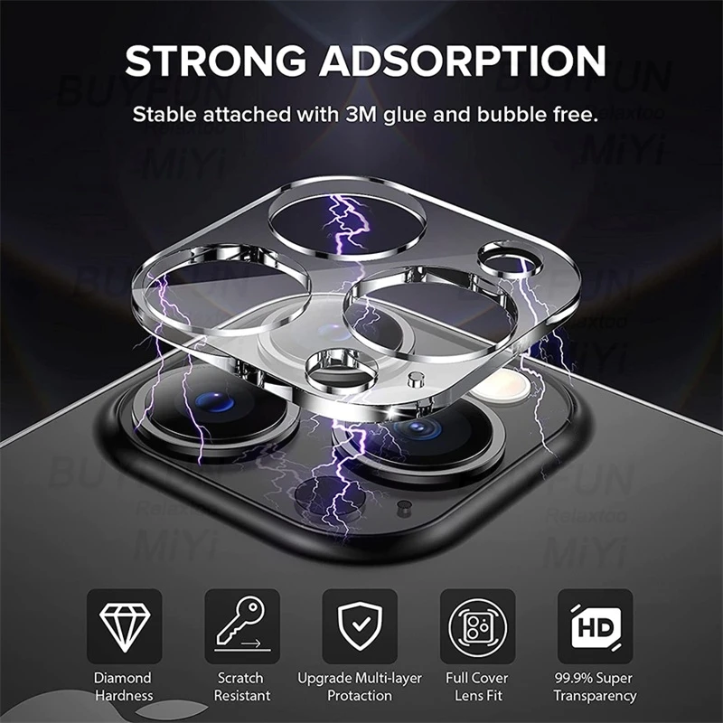 3pcs 3d curved camera lens tempered glass cover for iphone 13 pro max case len protection coque funda iphoen iphon 13pro 13 mini free global shipping