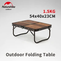 naturehike 1 5kg camping folding small table ultralight portable aluminum alloy table board outdoor travel desk accessories