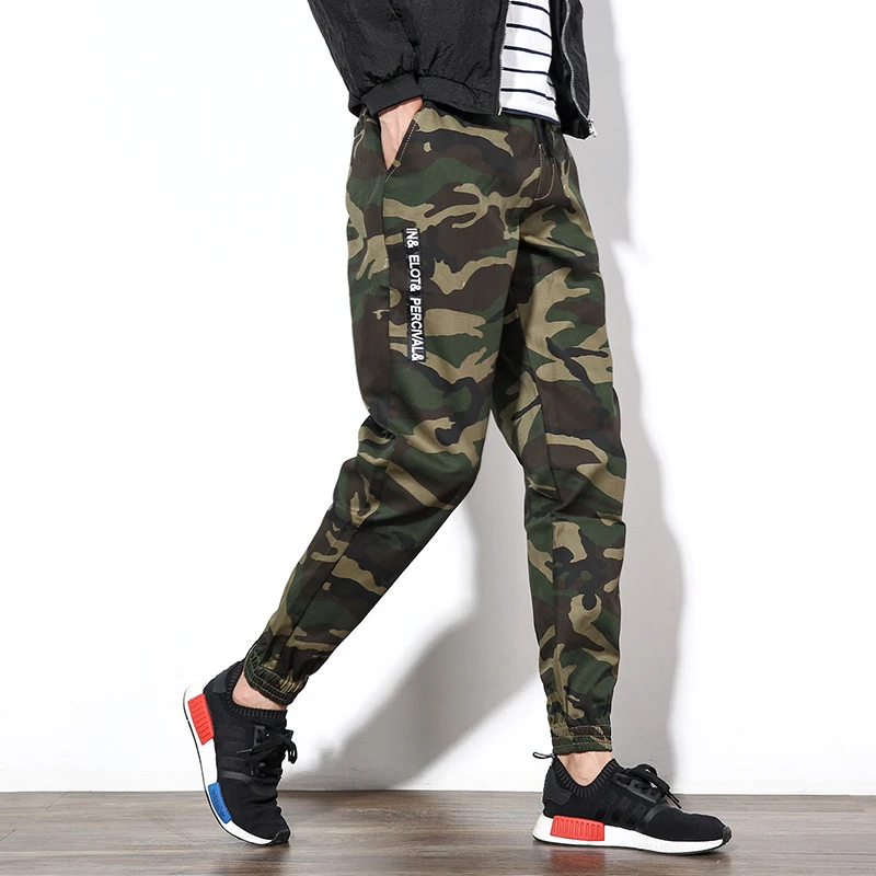 Брюки-карго мужские в стиле хип-хоп брюки милитари камуфляжные повседневные