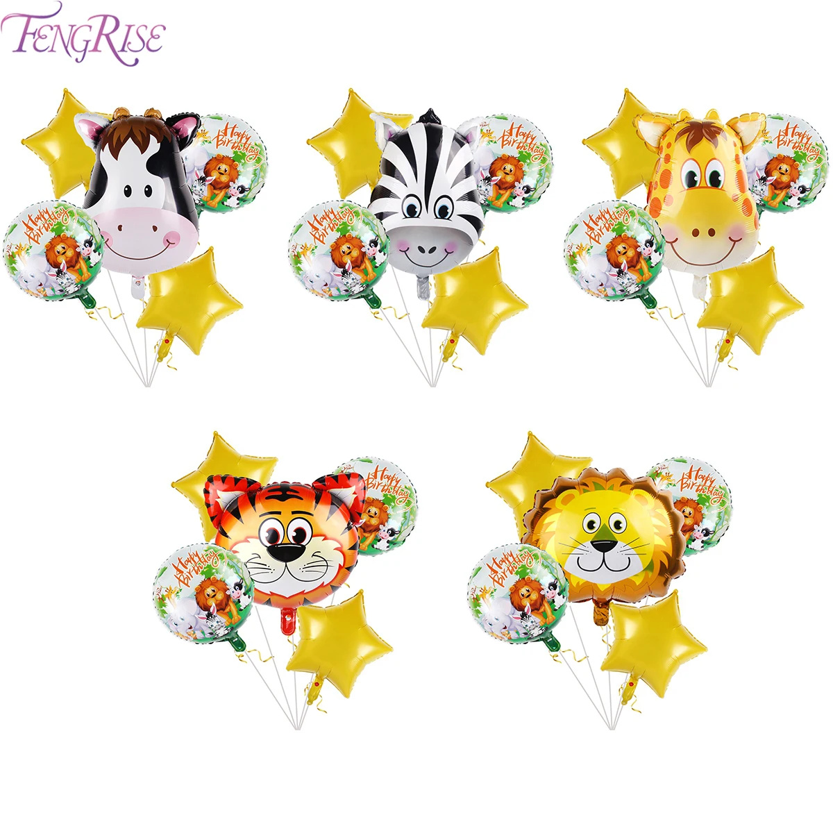 FENGRISE декоративные шары для дня рождения воздушный шар из фольги воздушные