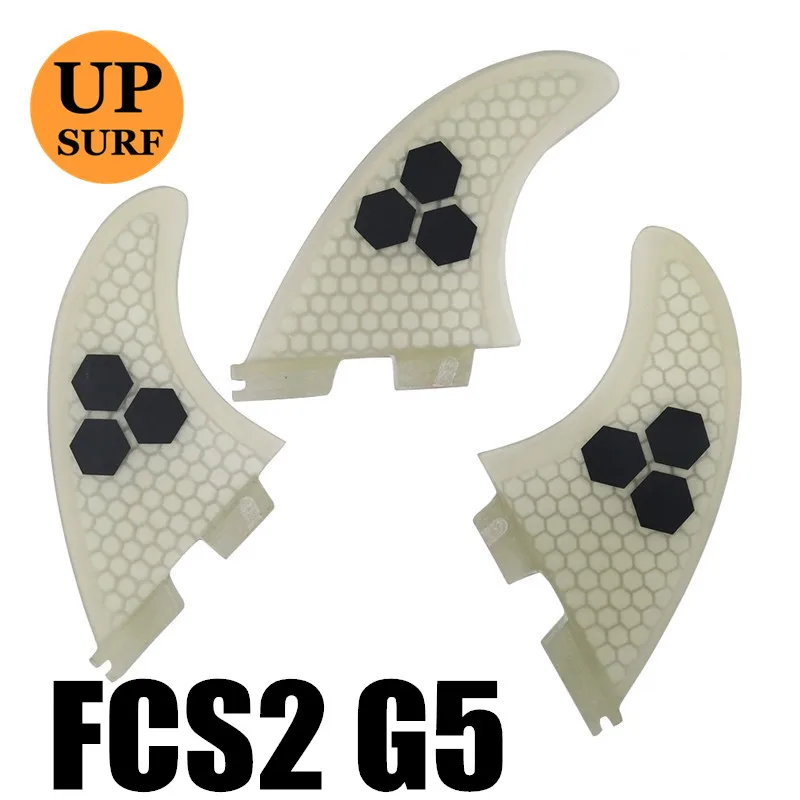 09 G5 Плавники для серфинга FCS2 плавники G5/G7/G3 светильник синий FCS II три плавника набор стекловолокна дизайн синий, красный, желтый, черный, белый, зеленый цвет - Цвет: 09 G5