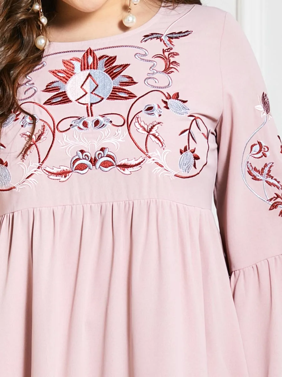 

Eid Mubarak Abaya Dress Dubai Muslim Women embroidery Hijab Dresses Turkey Islamic Clothing Caftan Marocain Vestido Musulmane