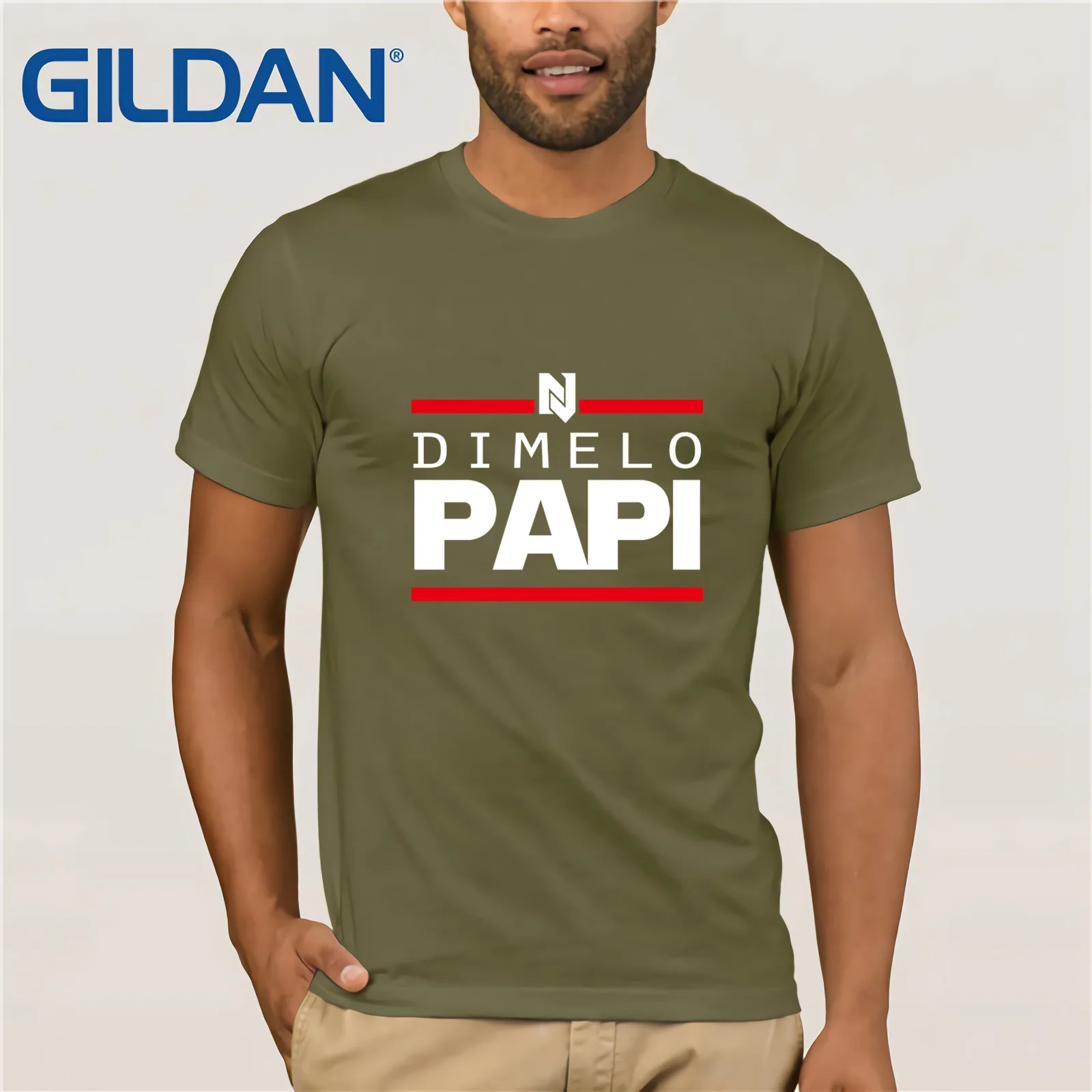 Dimelo Papi Nicky DJ jam Regueton Music Reggaeton Мужская черная футболка с круглым вырезом хлопковые