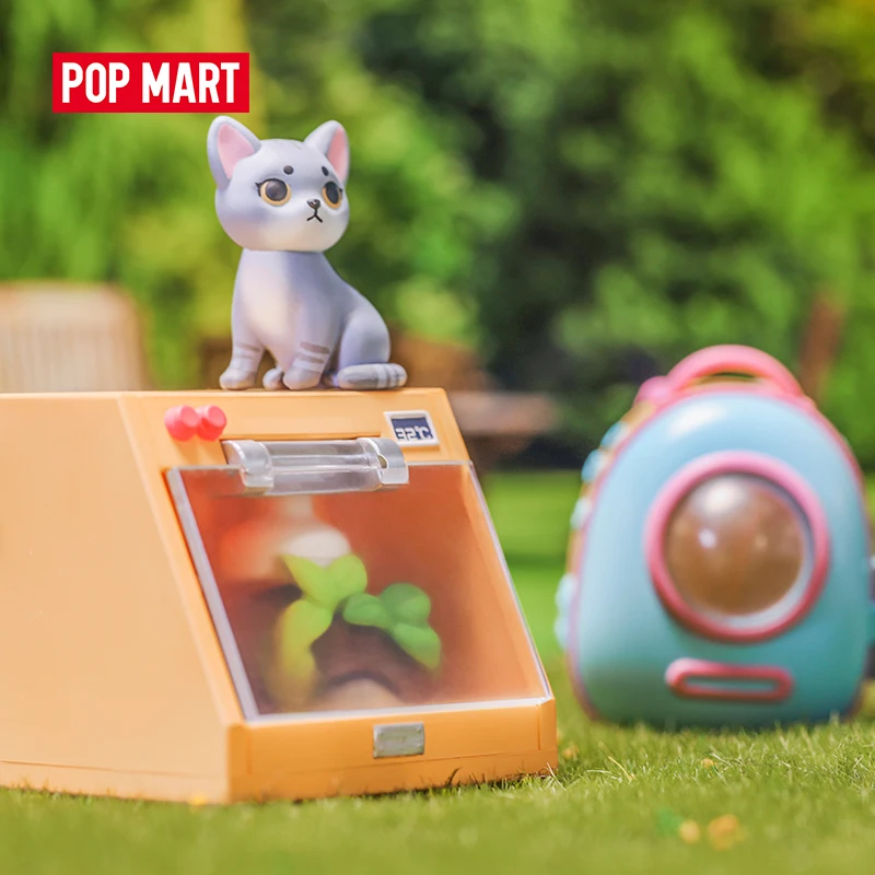 Фото POP MART полный набор Pet Paradise Series-реквизит серии глухая коробка 9 шт. милых экшн