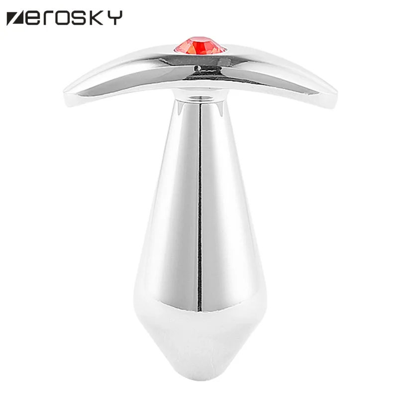 Металлическая Анальная пробка наружная одежда секс-игрушки с кристаллами