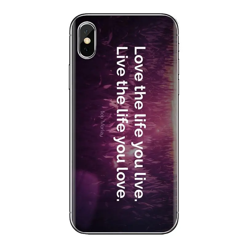 Ocean Live Life Love Inspirational For iPhone XS Max XR X 4 4S 5 5S 5C SE 6 6S 7 8 Plus Samsung Galaxy J1 J3 J5 J7 A3 A5 Housing |