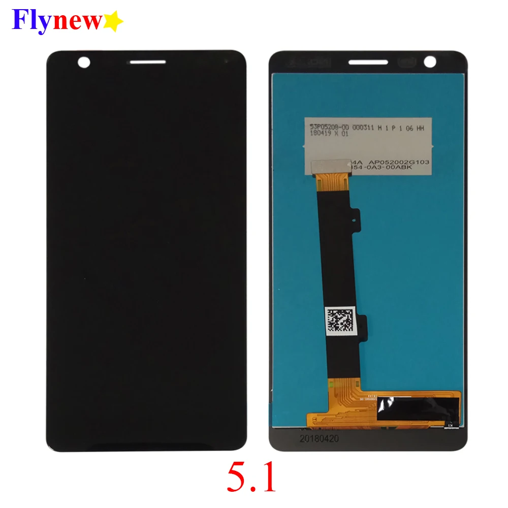 Для Nokia 5 1 2018 N5.1 TA 1061 1075 1076 1081 Полный ЖК дисплей кодирующий преобразователь