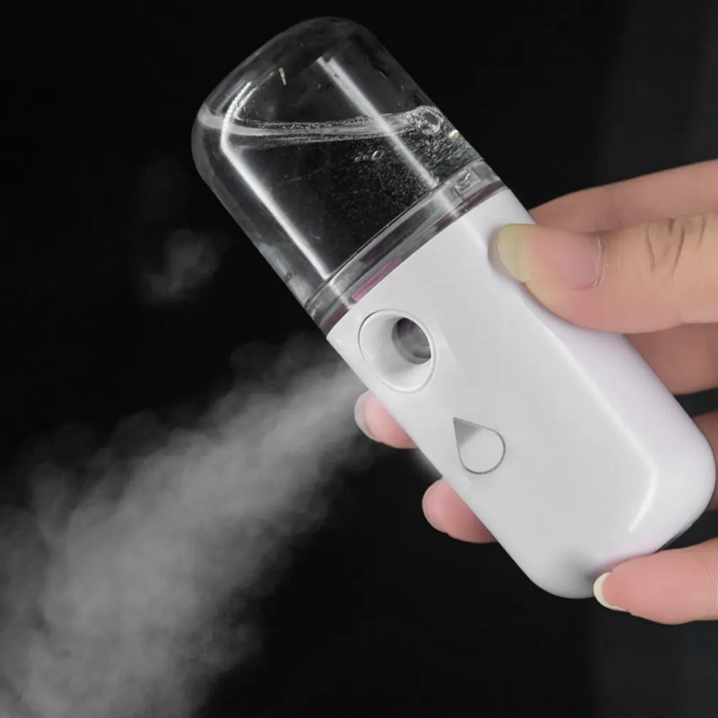 

Nano Face Sprayer Hydration Instrument Mini USB Portable Rechargeable Handheld Facial Steamer Beauty Moisturizing Humidifier