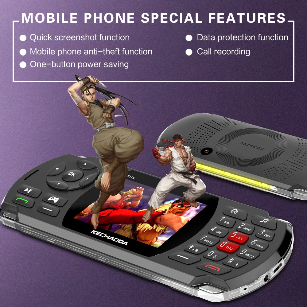 KECHAODA длительное время работы в режиме ожидания банк питания игра и телефон 2 1