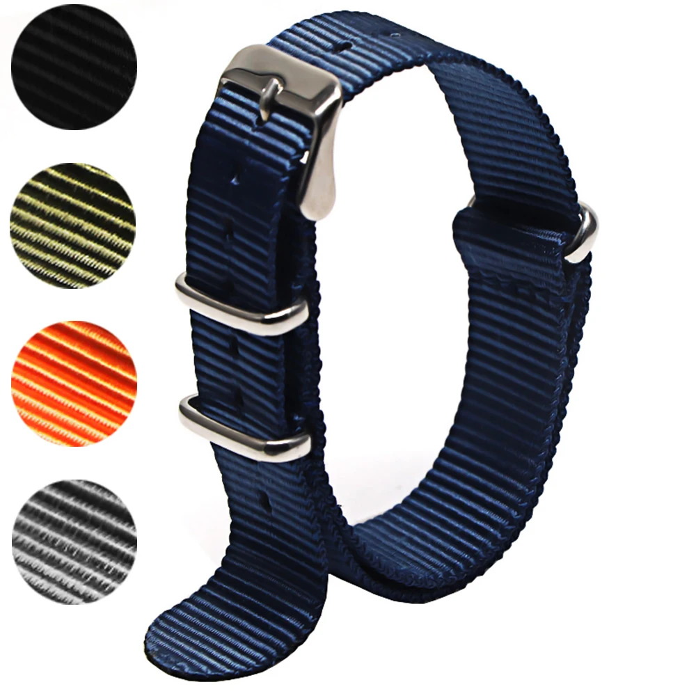 New Arrival Watchband Military Quality Nylon ZULU NATO 18mm 20mm 22mm Watch Strap Multiple color selection | Наручные часы