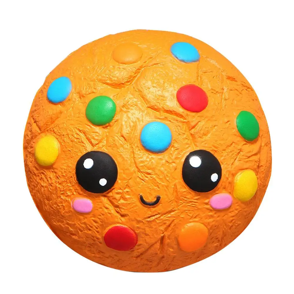 

Cartoon Squishys Chocolate Cookie Scented Slow Rising Kids Stress Relief Toys Stress Relief Soft Squeeze Toys Fun for Child Toy
