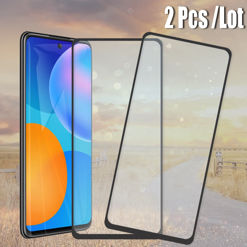 Закаленное стекло на Huawei P Smart S 2020 Z п + Plus (2018) защита экрана полная защитная пленка
