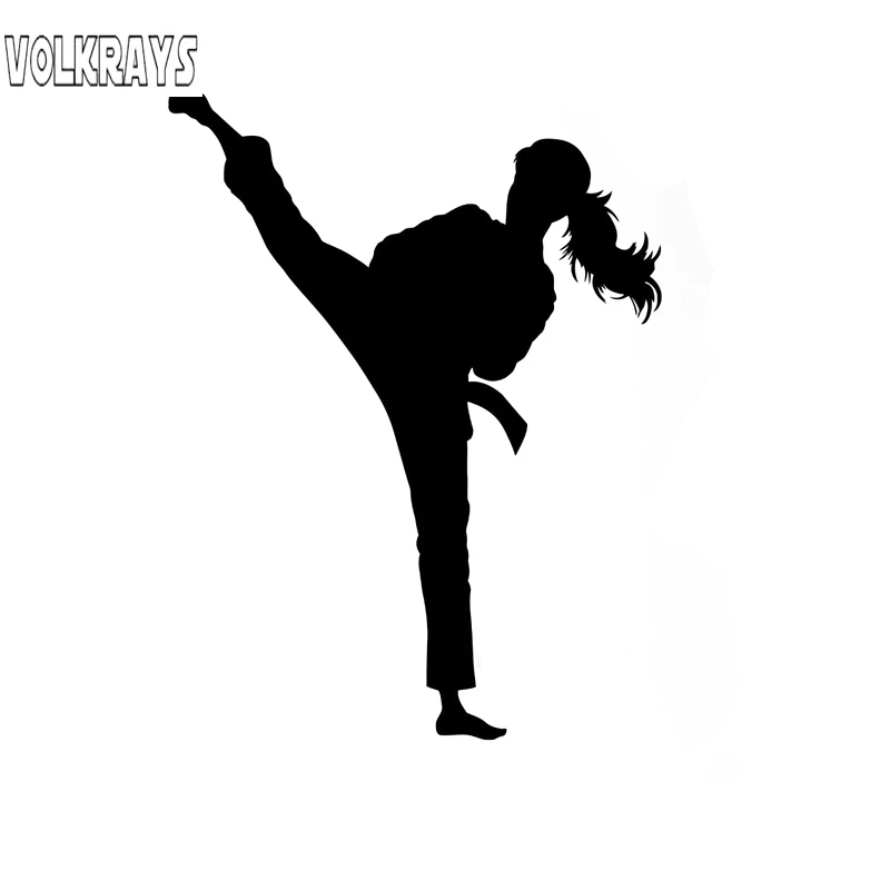 Оригинальная Автомобильная наклейка Volkrays аксессуары для каратэ боевых искусств