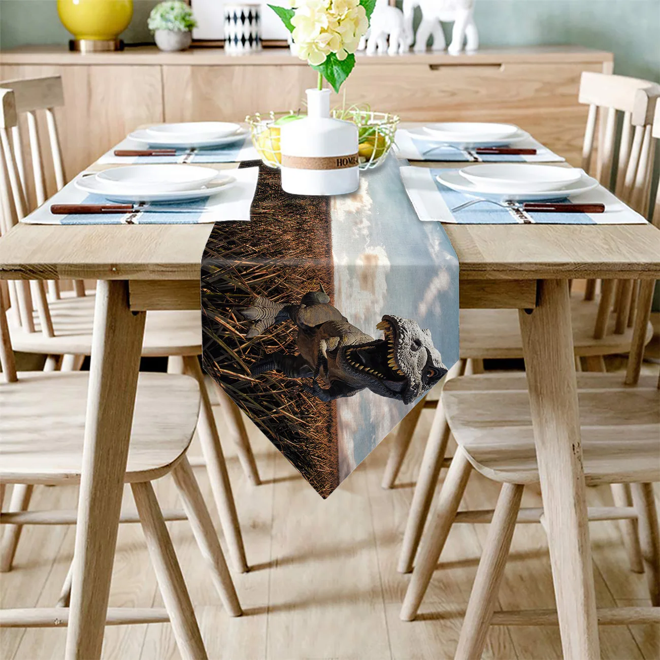 Картинка с динозавром задний фон настольная дорожка вечерние свадебные