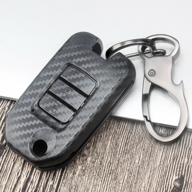 Углеродное волокно автомобиль дистанционного ключа чехол КРЫШКА ДЛЯ Honda Civic CR V HR