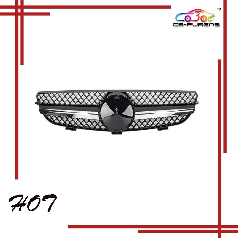 

03 04 05 06 07 08 09 For Mercedes Benz CLK Class W209 SL Style Grill ABS Plastic Front Bumper Racing Grille
