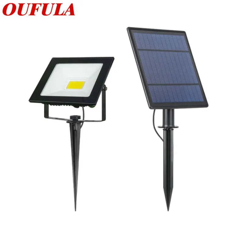 

FAIRY Solar Flood Light Single Head Waterproof Outdoor Lighting Garden Courtyard Road Spotlight