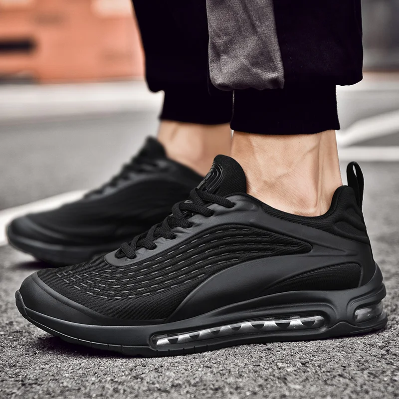 Трендовая спортивная обувь для мужчин кроссовки из дышащего сетчатого материала