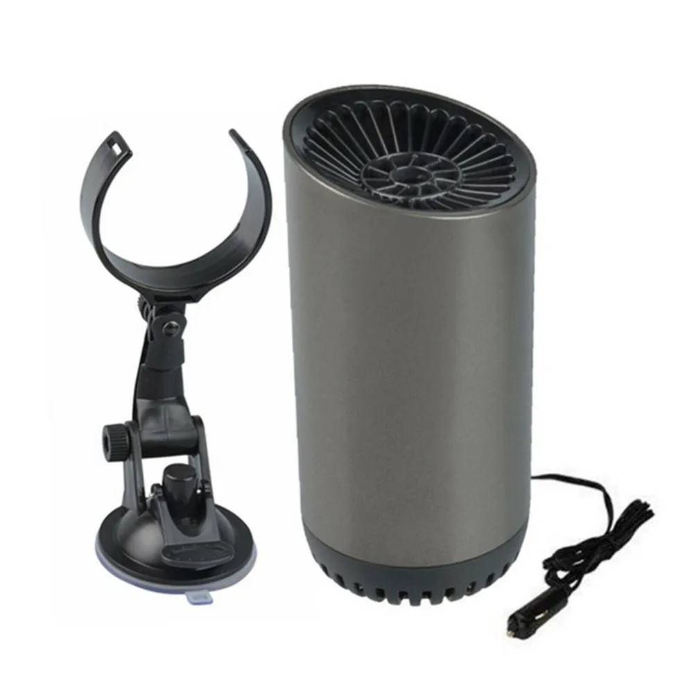 

150W 2 Speed Adjustable Gears Portable Heater Heating Cooling Fan Defroster Demister For Car Truck 12V Cup-shaped Car Heater