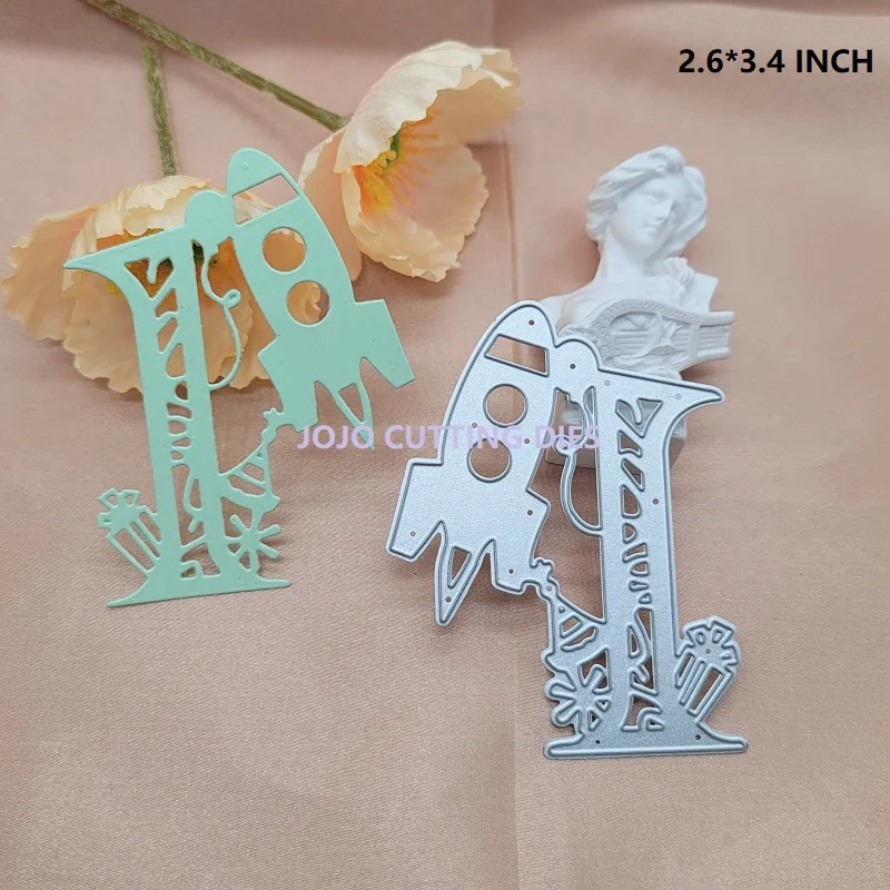 Большие цифры 0-9 шаблон Новая обложка металлические режущие штампы