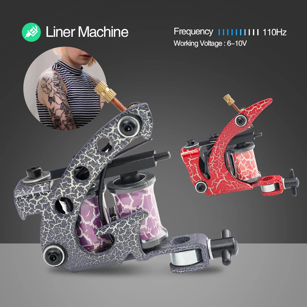 Профессиональный полный набор для татуировок 4 Pro пулеметы 54 Чернила источник