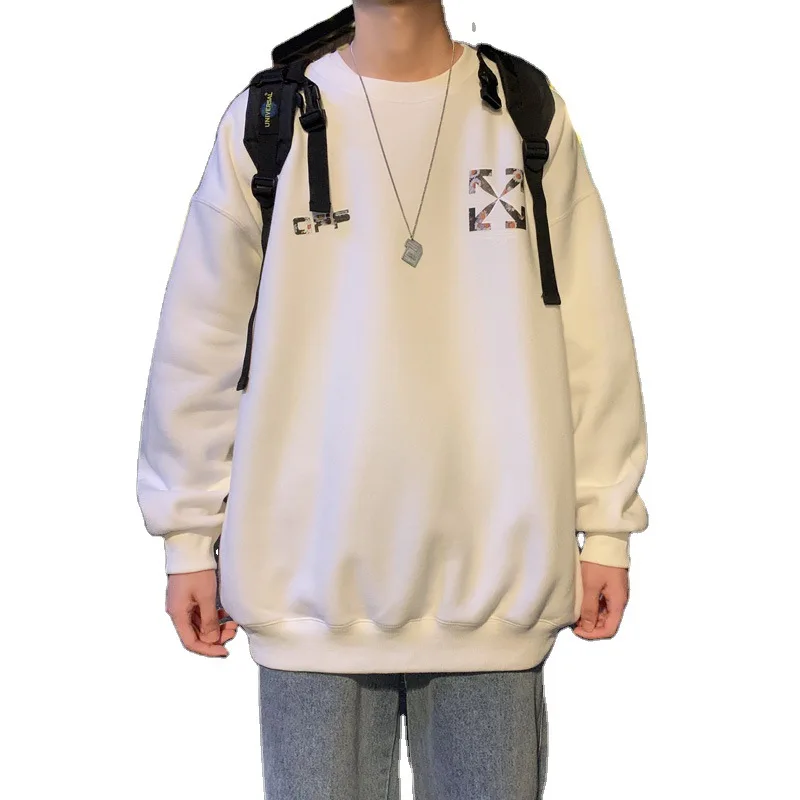 

2020 Sweater Men's Hooded New Korean Style Trendy Hong Kong Style Loose All-Matching Top Ins Coat