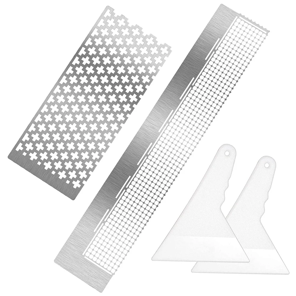 

Diamond Painting Tool Ruler Stainless Steel DIY Drawing Square Ruler Blank Grids For Full Partial Drill 5D Tool Accessories