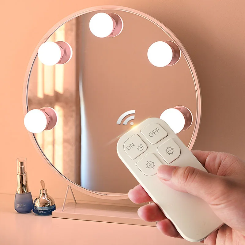 5 шт. Портативный Перезаряжаемые светодиодный зеркало современный