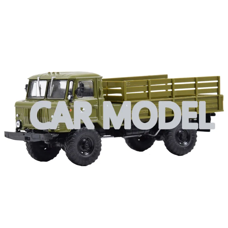 1:43 Масштаб сплава игрушечных транспортных средств GAZ-66 внедорожный грузовик модель детских игрушечных автомобилей авторизованный игрушки для детей