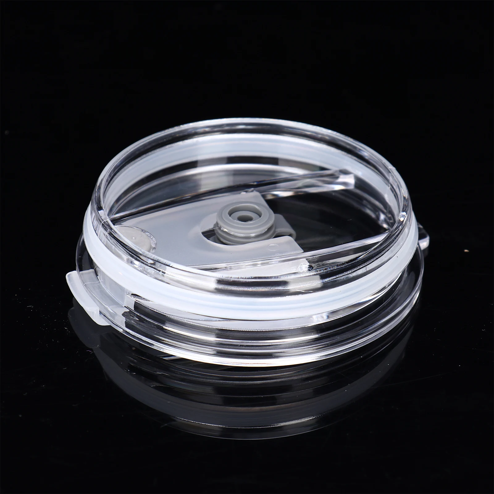 4 портативных крышки для кофейной чашки прозрачная пластиковая соломенная