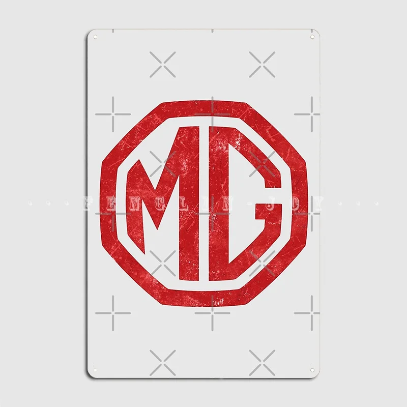 

Mg Vintage Car Retro Poster Metal Plaque Club Party Pub Garage Vintage Painting Décor Tin Sign Posters