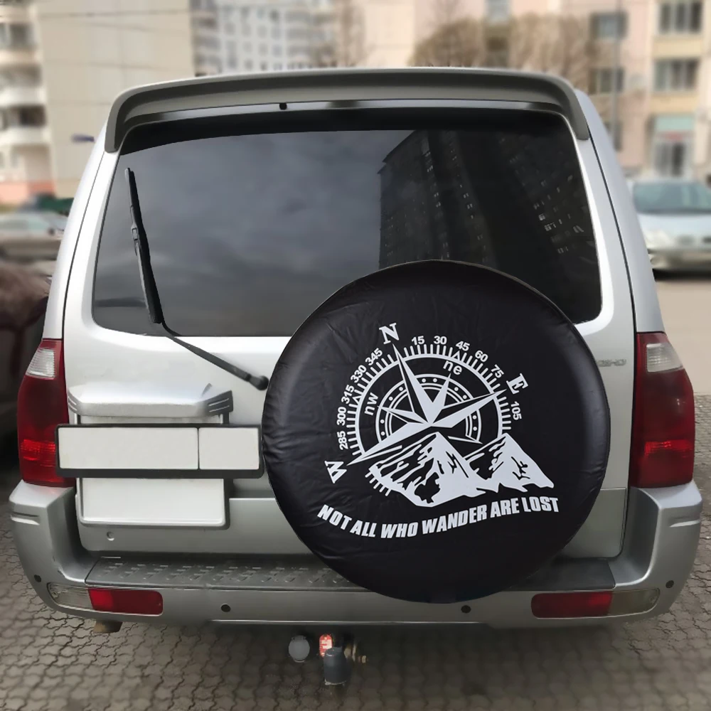 

Universal PVC Leather Spare Tire Wheel Cover Case Protector Bag Pouch For Jeep Wrangler Liberty Gladiator J12