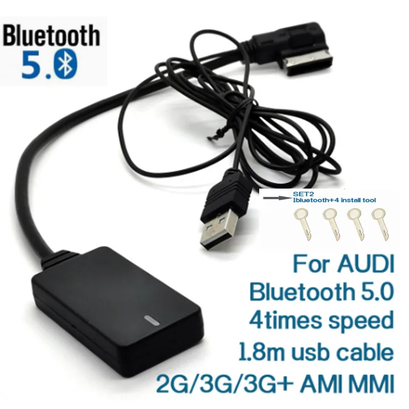 AMI MMI MDI беспроводной Aux bluetooth Кабель-адаптер аудио Музыка Авто bluetooth для Audi A3 A4 B8 B6 Q5 A5 A7 R7 S5 Q7 A6L A8L A4L