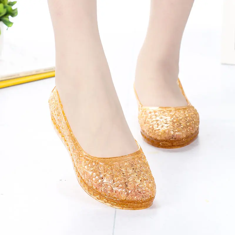

Jelly sandals womens summer fashion slides cheap mother lazy shoes female transparent sandals