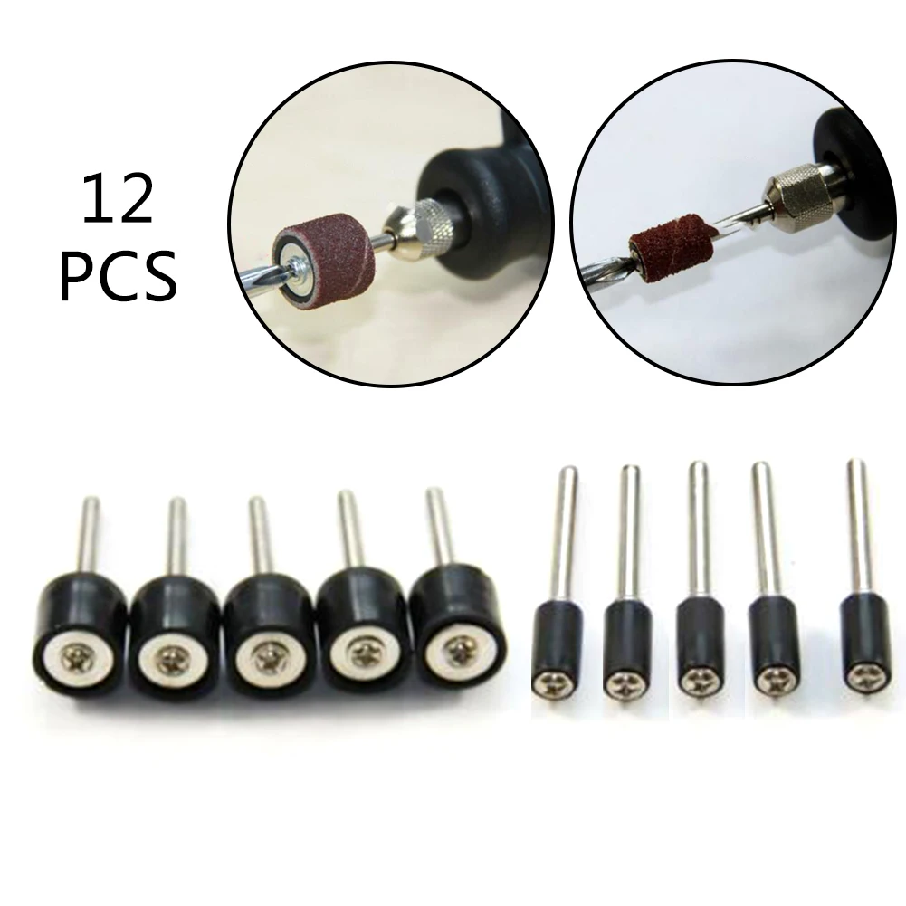 

For 6.3mm 12.7mm Rubber Mandrel Sand Drum Holder Rotary Tool High quality Useful Practical Hot sale