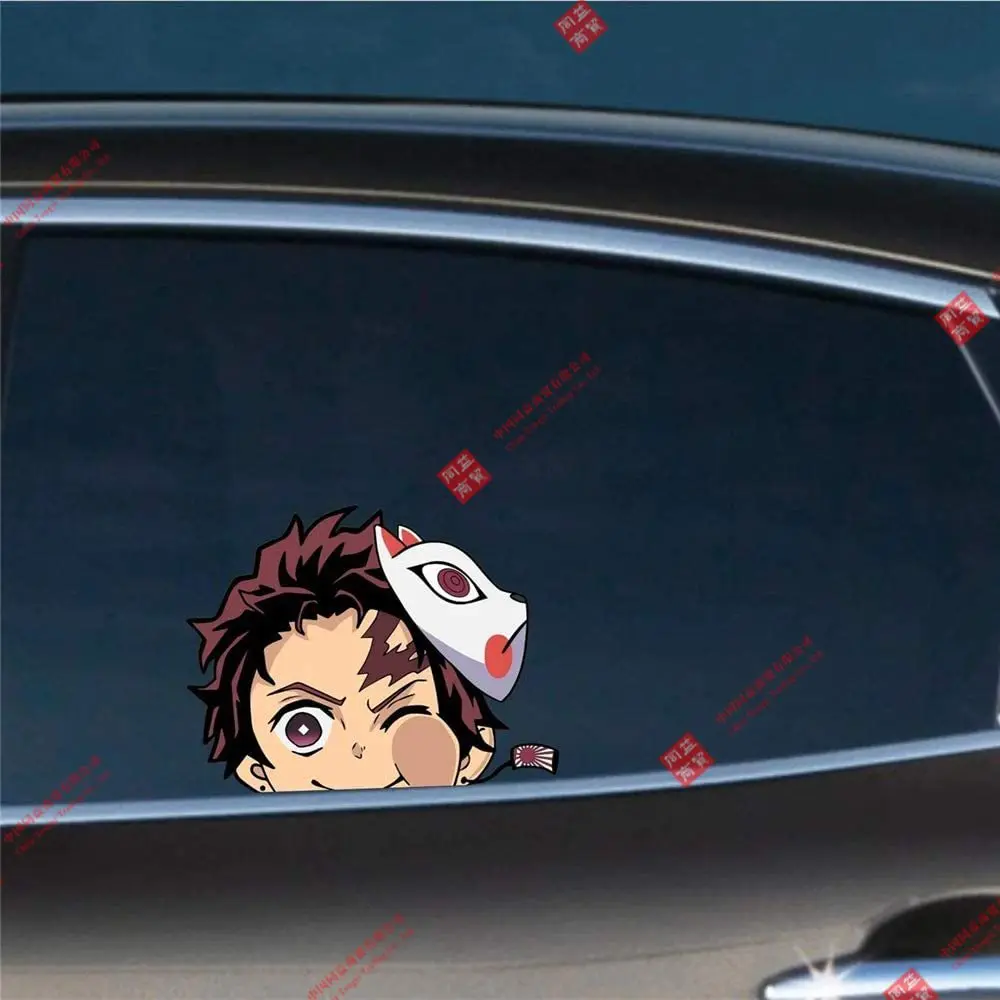 

Interesting Demon Slayer Kamado Tanjirou Sticker Decal Car Bike Motorcycle Laptop