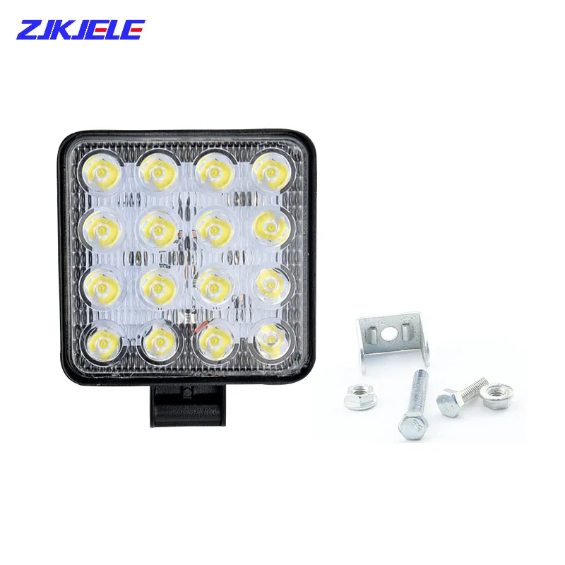 2 шт. 48 Вт квадратный Яркий Светодиодный точечный светильник рабочий для