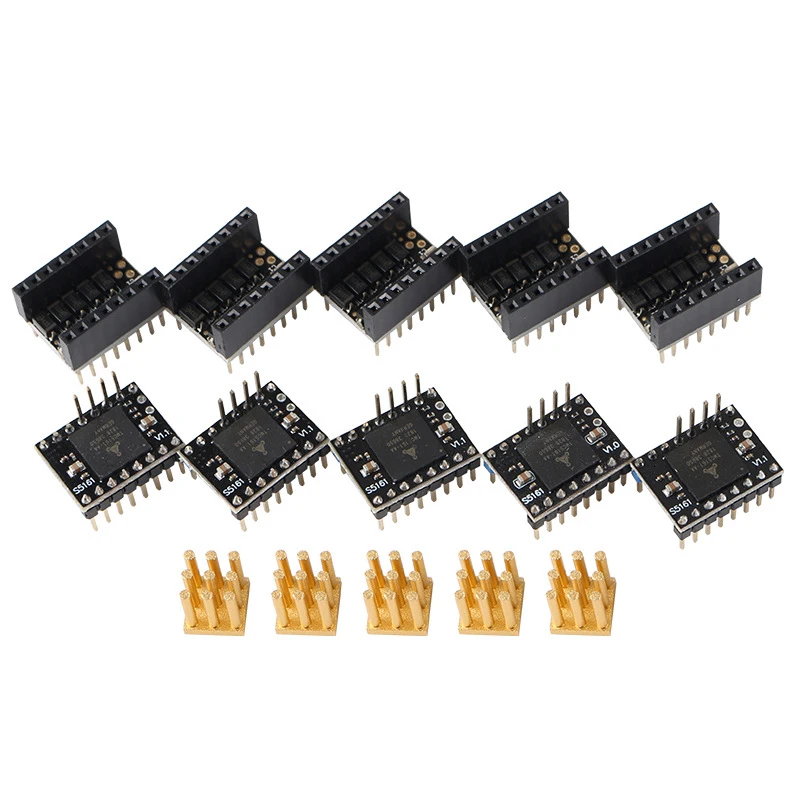 

3D Printer Motherboard Accessories TMC5161 Driver + Inline Tweezer Kit x5PCS Nema17/23
